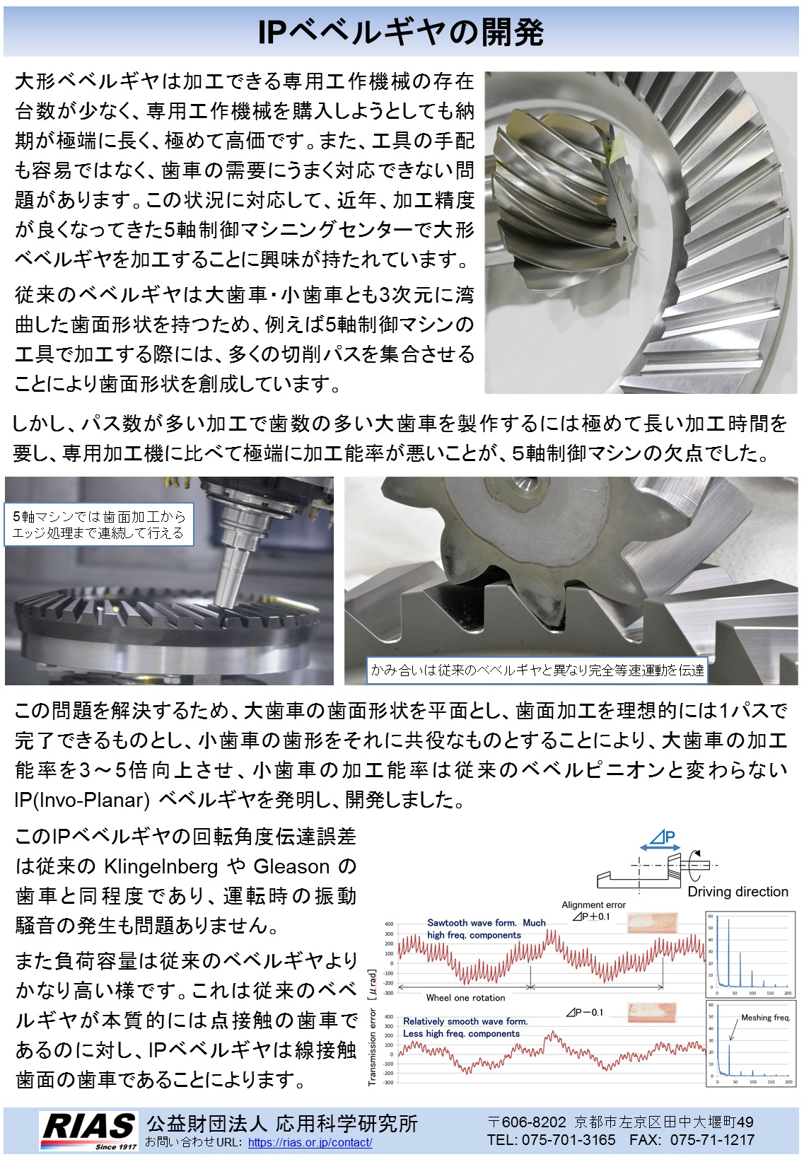 IPベベルギヤの開発